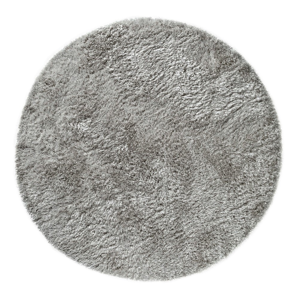 Plush Circle in Silver